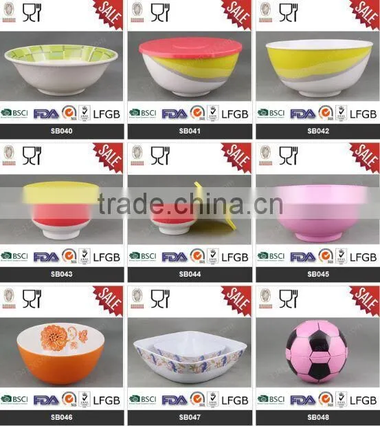 Heart Shaped High Quality Melamine Salad Bowl for Children