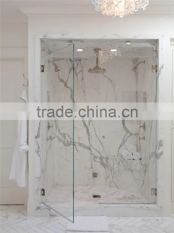 Premium solid surface natural stone china white marble tile for floor