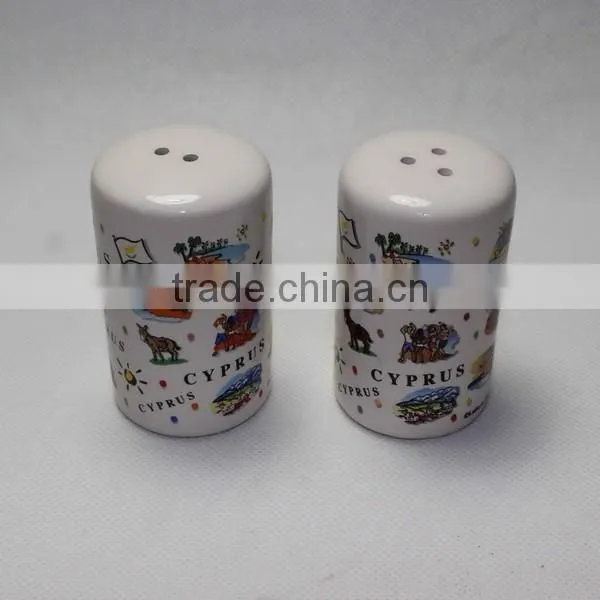 Crete Salt and Pepper Shakers Cruet Set