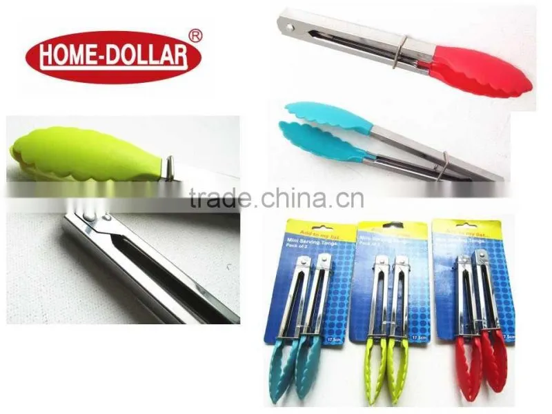 competitive price silicon food tongs food sever