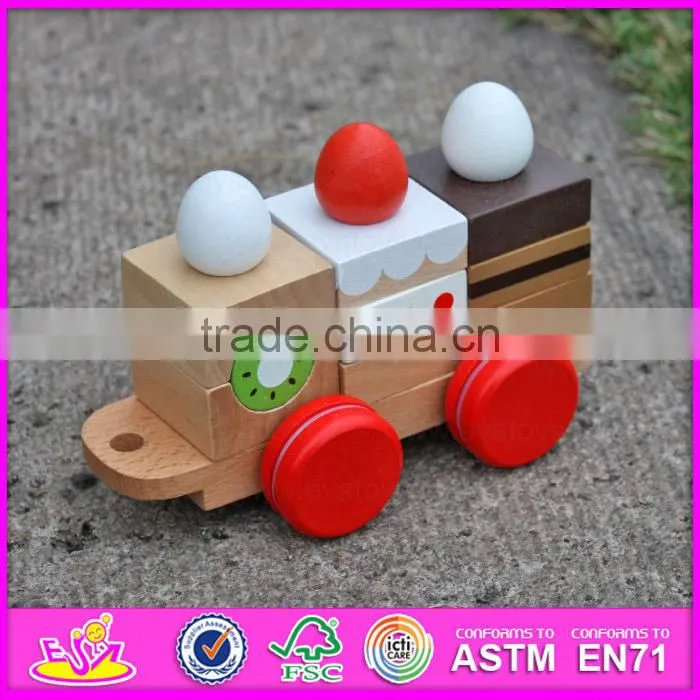 2015 Kids indoor games wooden train platform set,Cartoon wooden train station toy,Role play wooden train station toy W04B020