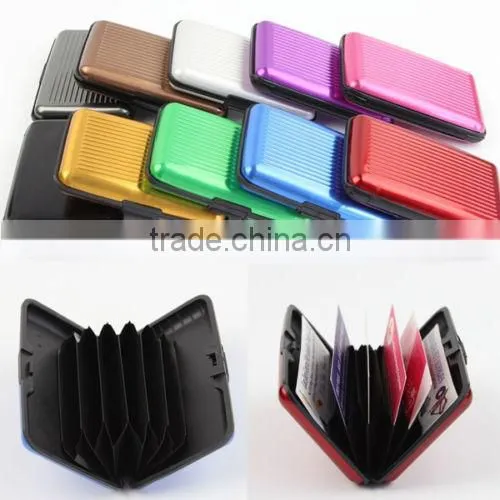 New as seen on tv aluminum credit card holder wallet