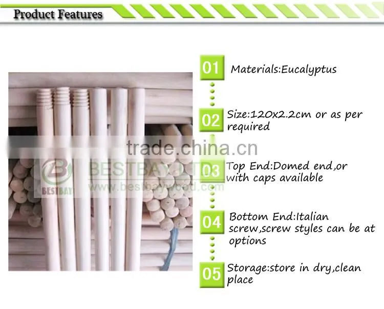 Dry natural indian broom stick factory in China