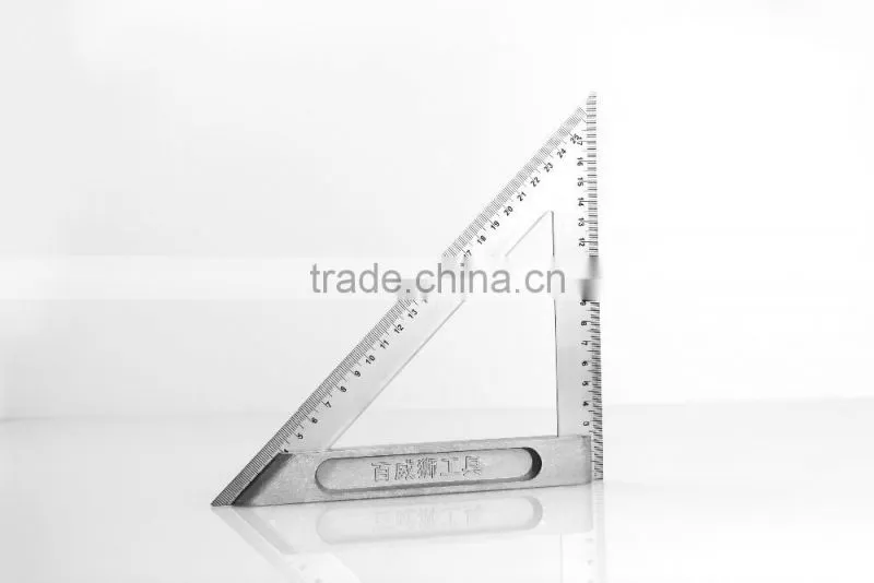 BERRYLION drawing ruler aluminium triangular scale ruler, 150mm and 200mm quality ruler