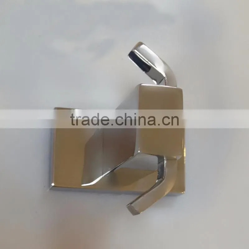 2016 The Hottest Wholesale Price Storage modern bath hardware factory supply 304 Stainless Steel double robe hook