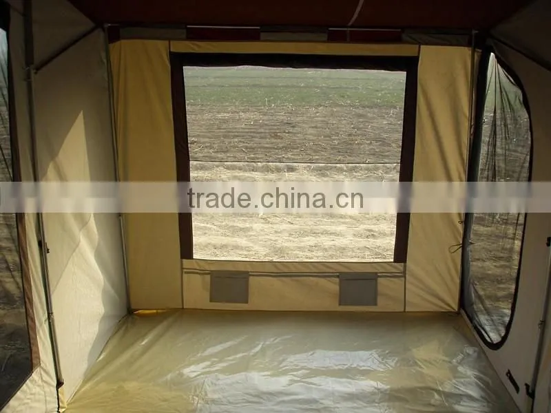Australia market style Luxury Camping off road hard floor camper trailer tent