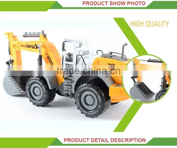 Wholesale inertia friction excavator tool toy mini plastic toy truck