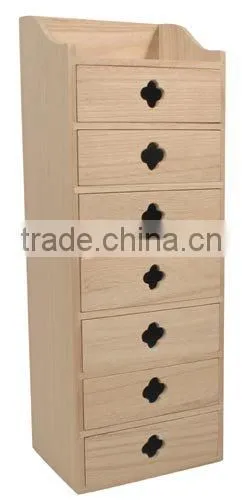 small sliding drawer cabine wooden furniture