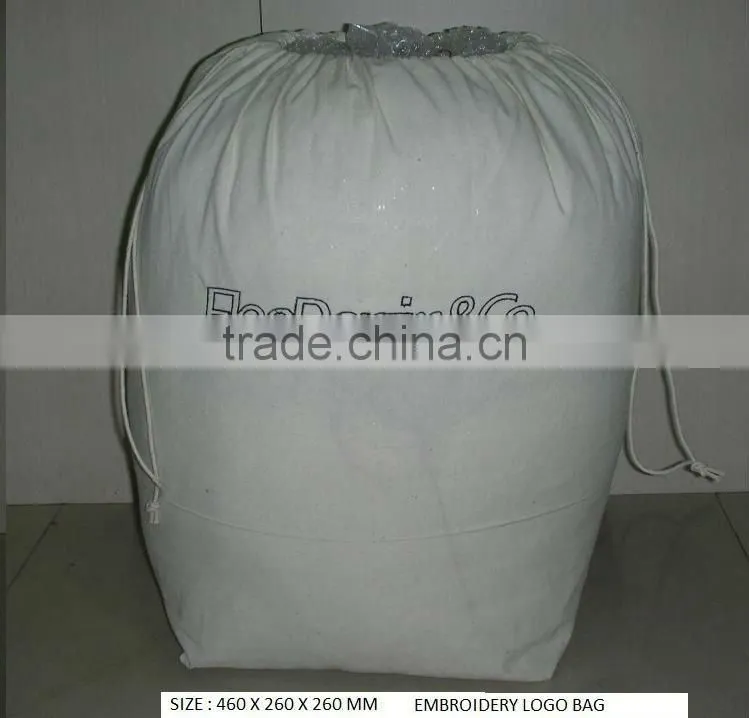 COTTON EMBROIDERY LOGO BAG