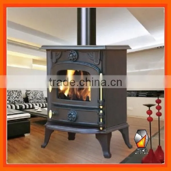 Multi Fuel wood burning stove with CE certification