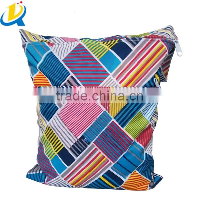 Hot selling popular foldable waterproof cute colorful custom diaper bag