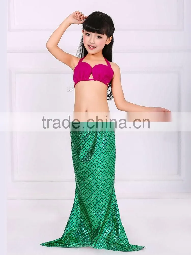 Swimmable Mermaid Tail Costume Swimwear Princess Mermaid Bikini Swimsuit