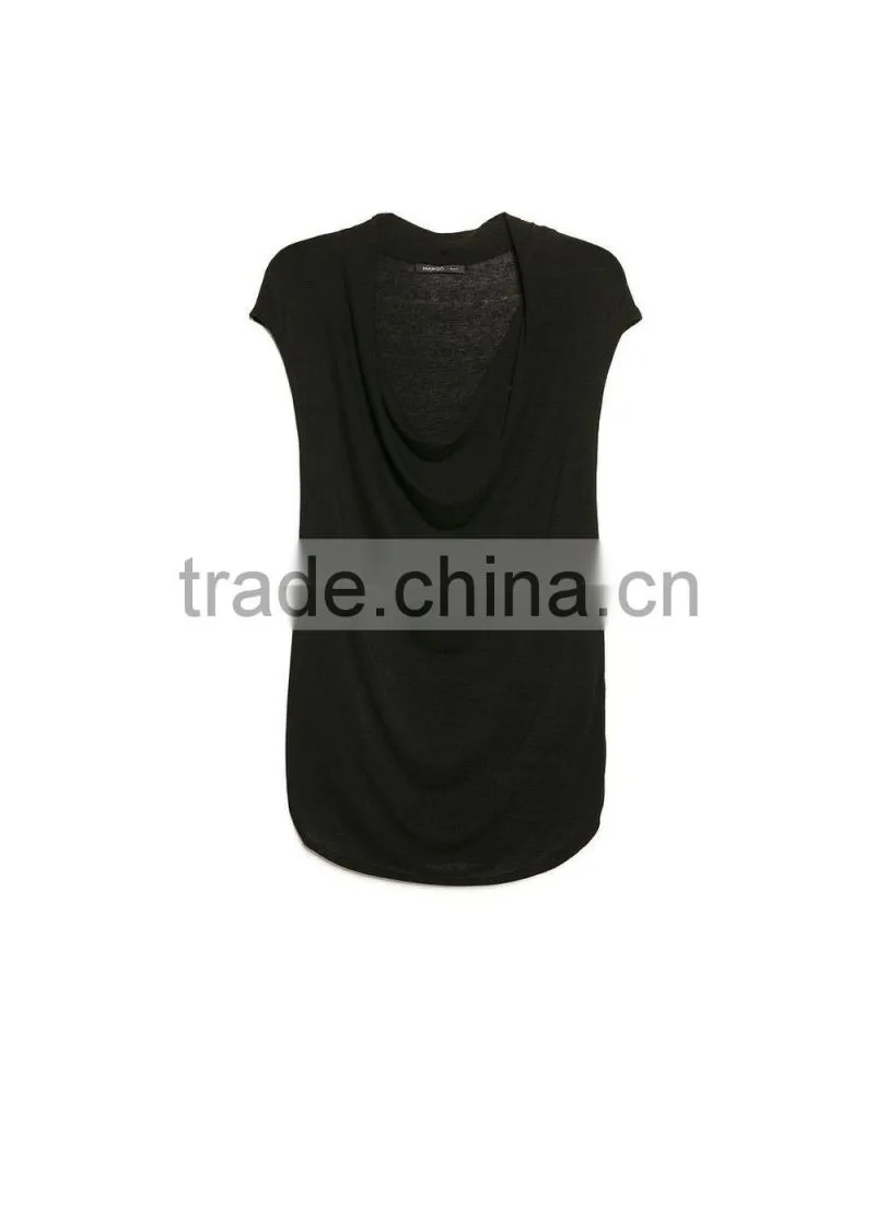 wholesale t shirt personnalise plain v-neck