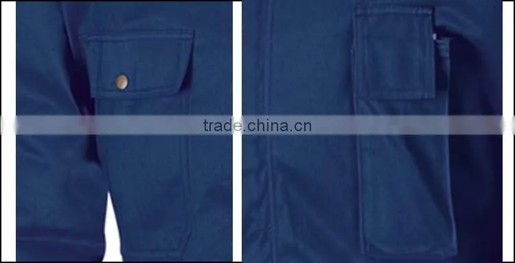 High quality Safety wear men flame resistant coverall FR coverall ENISO 11612 ENISO 1149