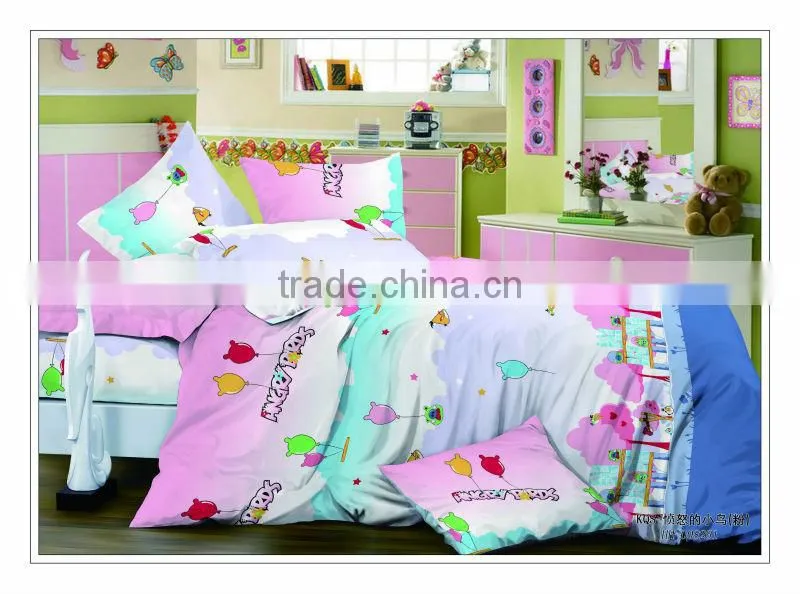 100% cotton C133*72 child reactive dyeing baby crib bedset