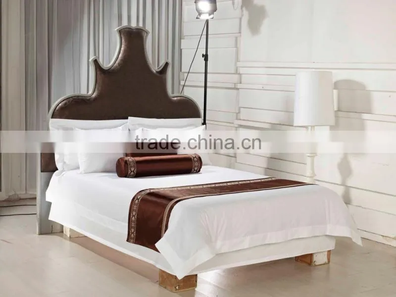 King Size Hotel Bed Sheets 100% Cotton White Duvet Cover Sets