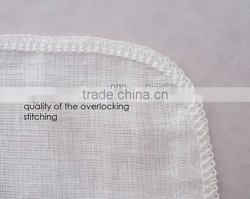 100% Cotton Gauze Cheese Cloth Face Cleaning Cloth 4layers 23cm x 28cm