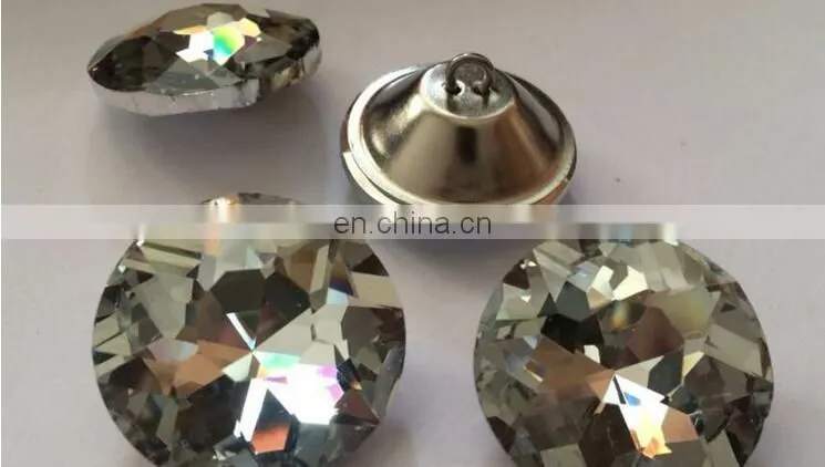 Round Crystal Glass Buttons Copy Diamond Button pull Buttons Rhinestone Sofa crystal decorative Diamond