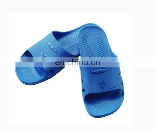 Factory wholesale cheap antistatic spu material slipper in alibaba