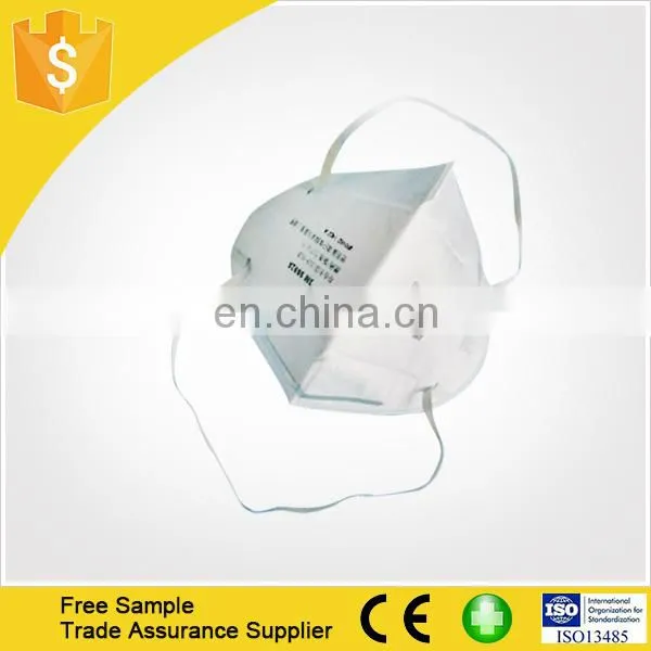 Disposable nonwoven surgical face mask