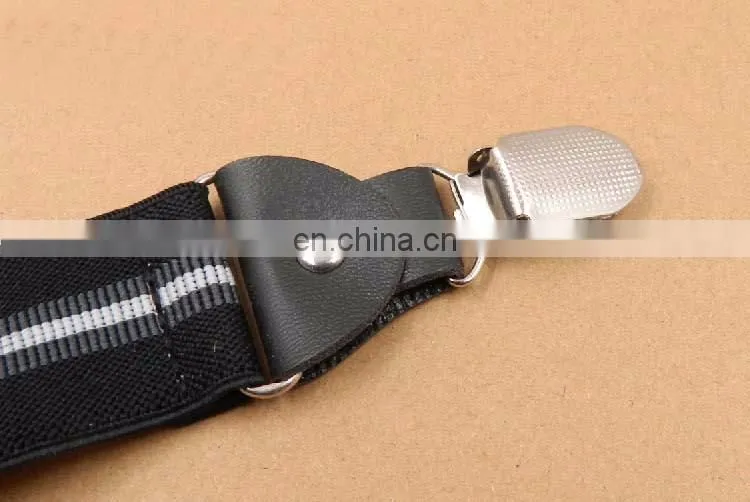 2017 yiwu wholesale custom printing suspenders striped suspenders