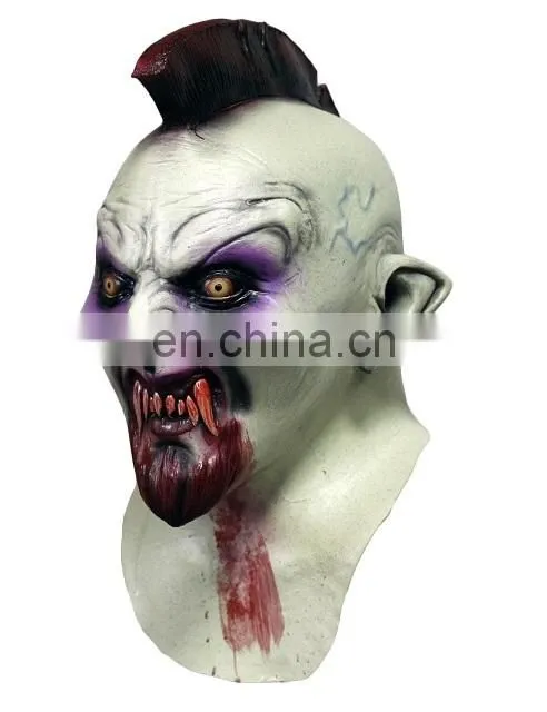 Zombie Punk Mask Skate Or Die Gnarly Grinder Monster Skull Skeleton Mohawk Biker
