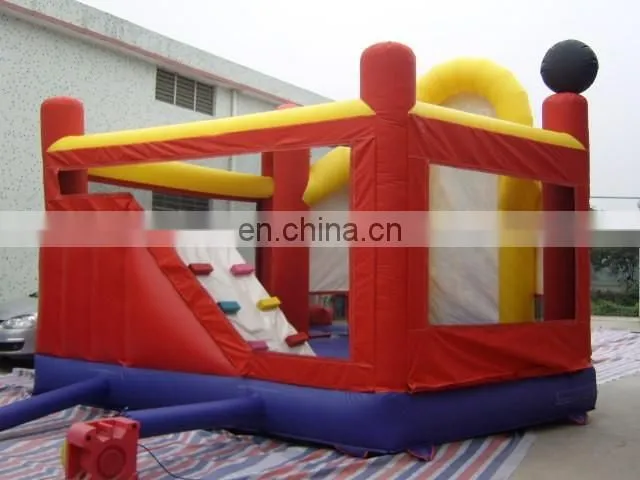 Inflatable with slide bouncer inflatable amusing animal boat jumper combo