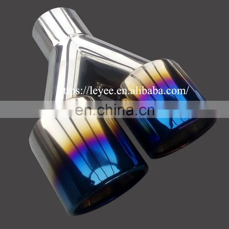 Stainless Steel Brushed Finish Dual Exhaust Tips