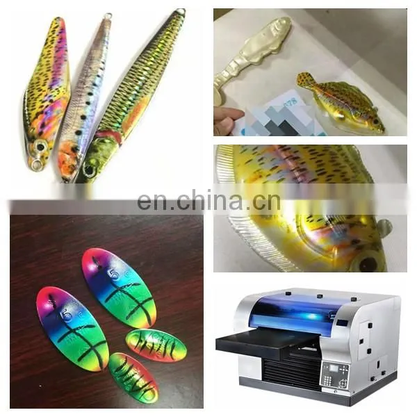 Small size chepa price Lure uv printer with emboss effect