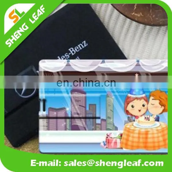 Factory promotion price usb flash drive credit card