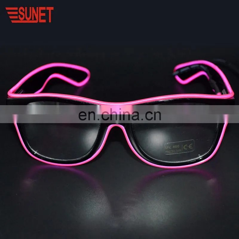 Halloween Christmas Party Decoration Sound Activated Led Glasses