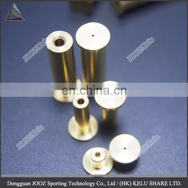 1g~12g custom golf shaft tip plug weight 0.355 brass through hole