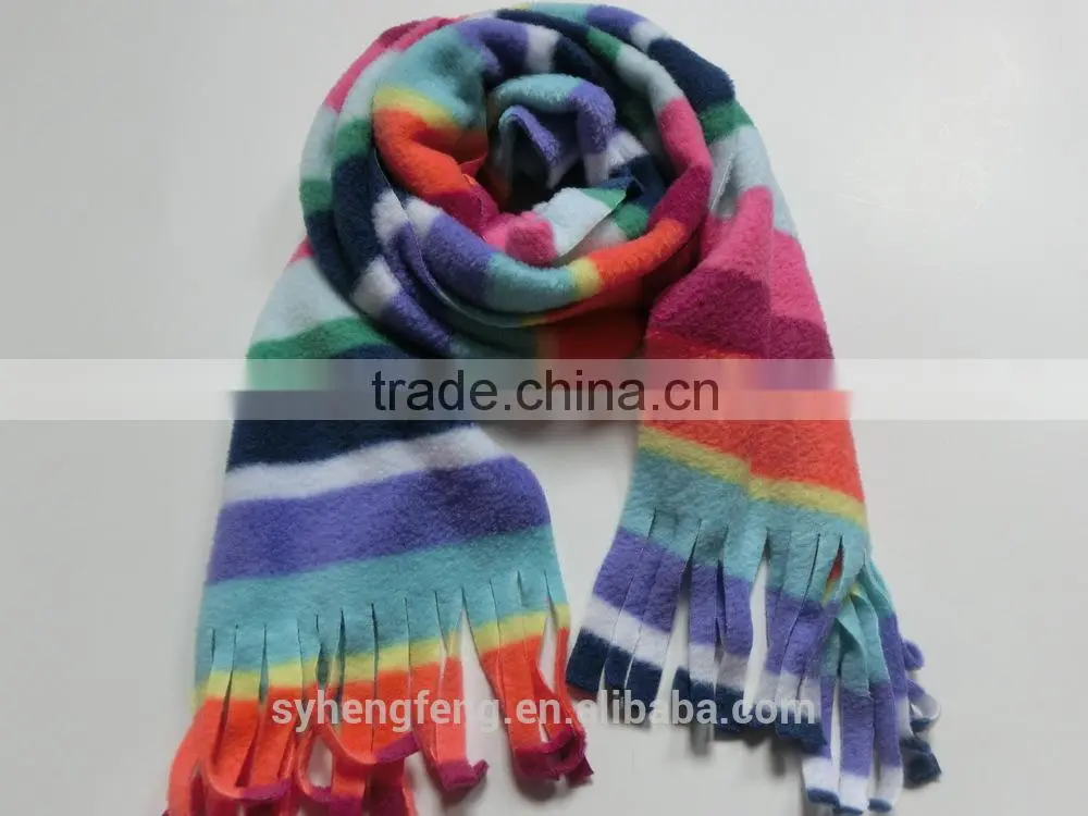 2016 New Two-pieces poral fleece hat and scarf
