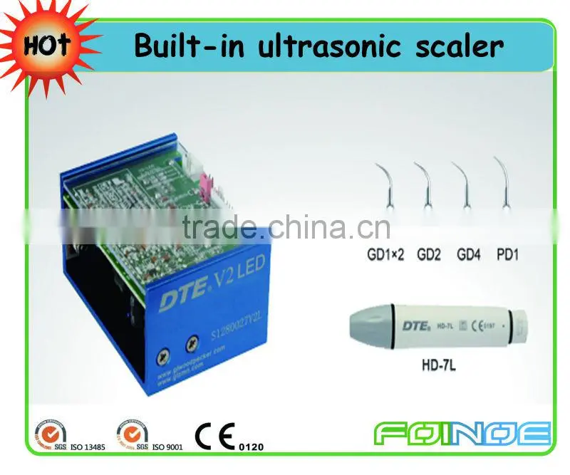 built-in ultrasonic scaler