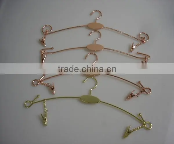 XQ53 metal clips bra hanger underwear hanger