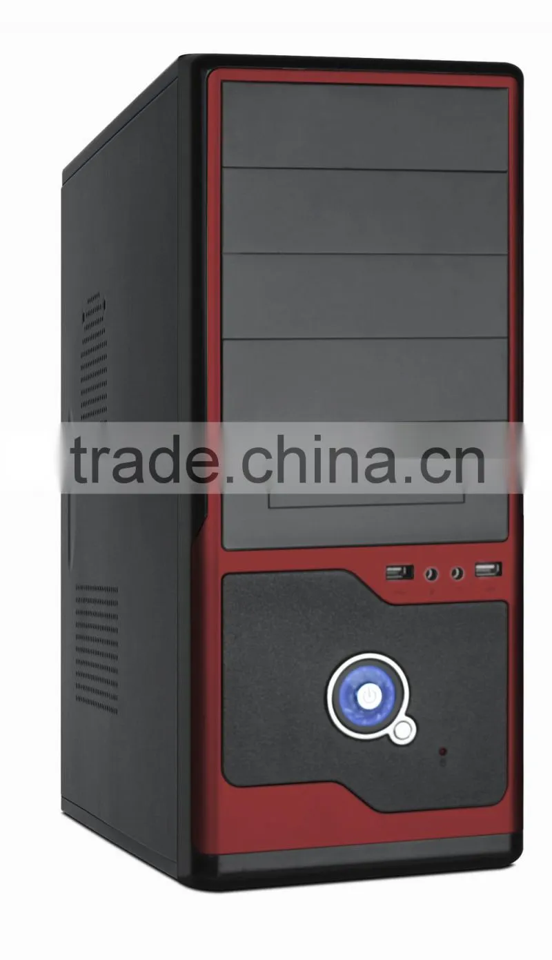 normal full tower atx purple computer pc case