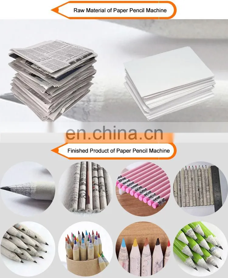 professional provide paper pencil making machine from korean