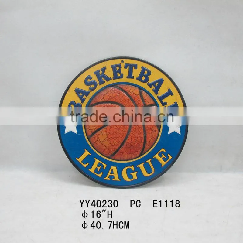 soccer embossed wall tin sign for home decor