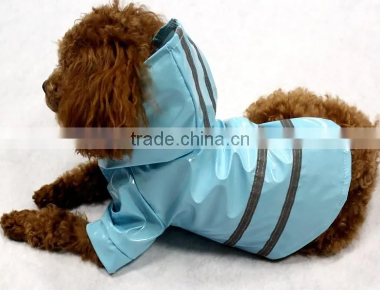 reflection Light hat waterproof function pet raincoat wholesale dog clothes