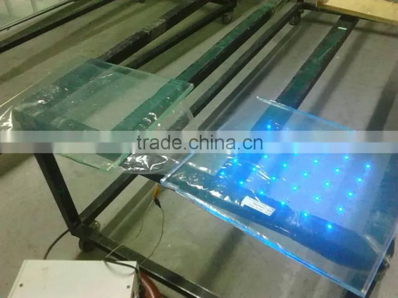 fashionable led light laminated glass