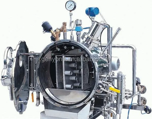 Hot Water Spray Retort Pouch Machine