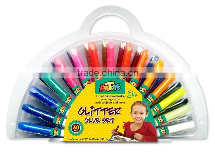 30pc*10ml glitter glue ARTOYS A0015