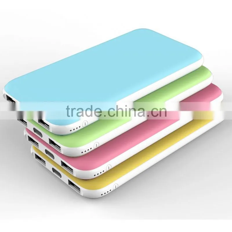 New products 2016 power bank 10000mah ,smart power bank with safety protect ,over-charge, over-discharge, over-current, etc.