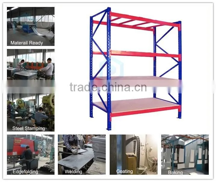 Service equipment custom steel 4 tier used supermarket shelf