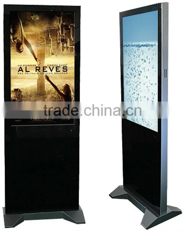 hd digital video monitor lcd ad display stand iphone shape advertising player 42 inch floor stand lcd advertising player