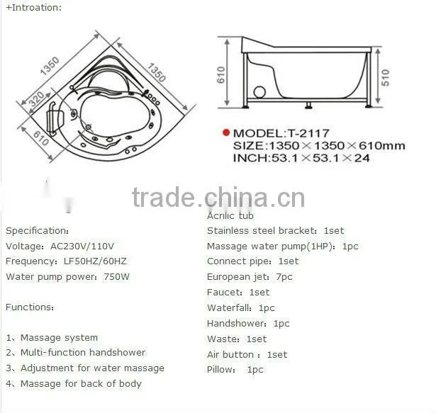 l shaped bathtub