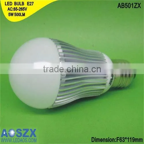 7W LED Bulb energy saving lamp Round LED Light E27 B22