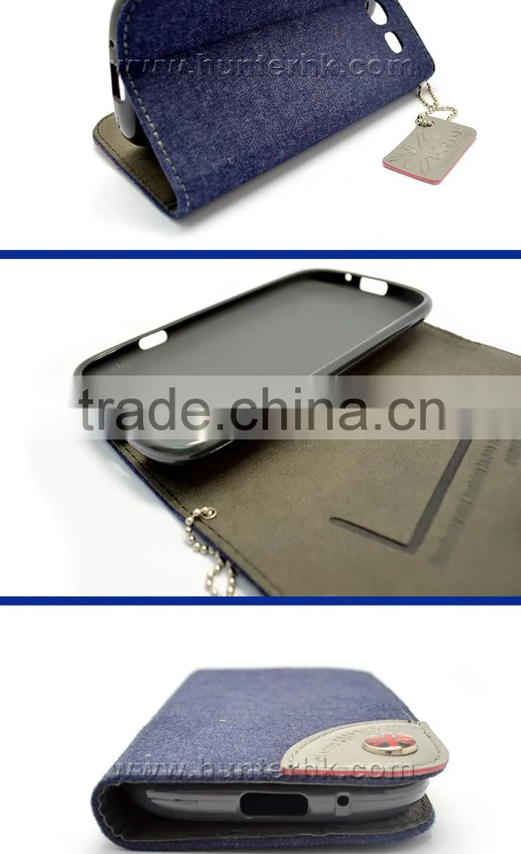 Leather Cell Phone Case For Galaxy S3 Wallet Case