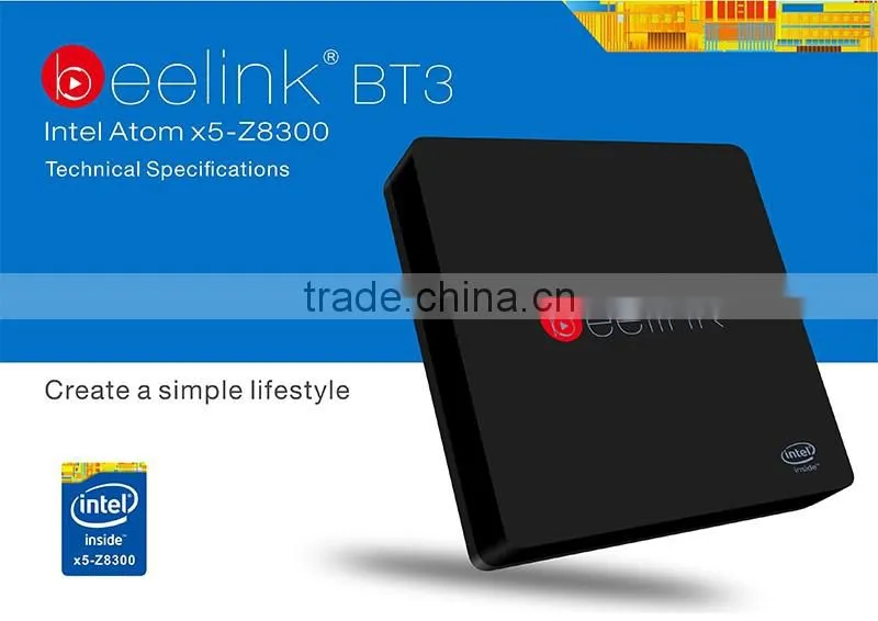 Latest USB 3.0 BT4.0 1000M LAN Win10 Quad core 2GB RAM 60GB ROM BT3 tv box