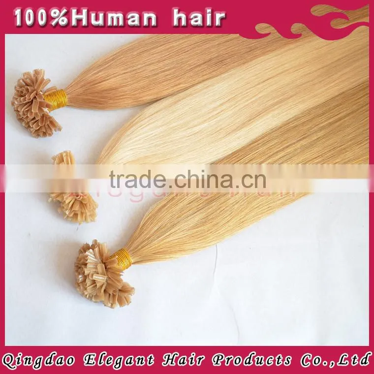Wholesale price cheap fashion style brazilian virgin 100 keratin tip human hair extension